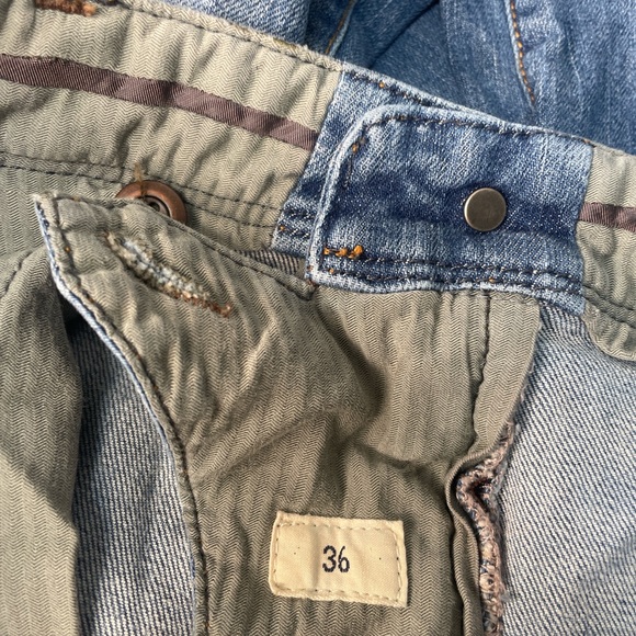 Zanella men’s designer jeans. Lt blue wash. Straight stretch denim. Size 36 - Picture 6 of 8